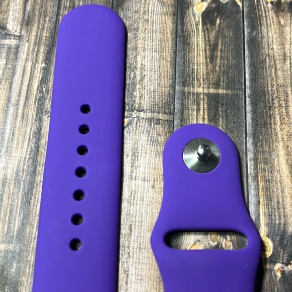5for$10 Deep Purple 42mm/44mm/45mm Adjustable Large Apple Watch Watchbands NWT - Picture 4 of 5